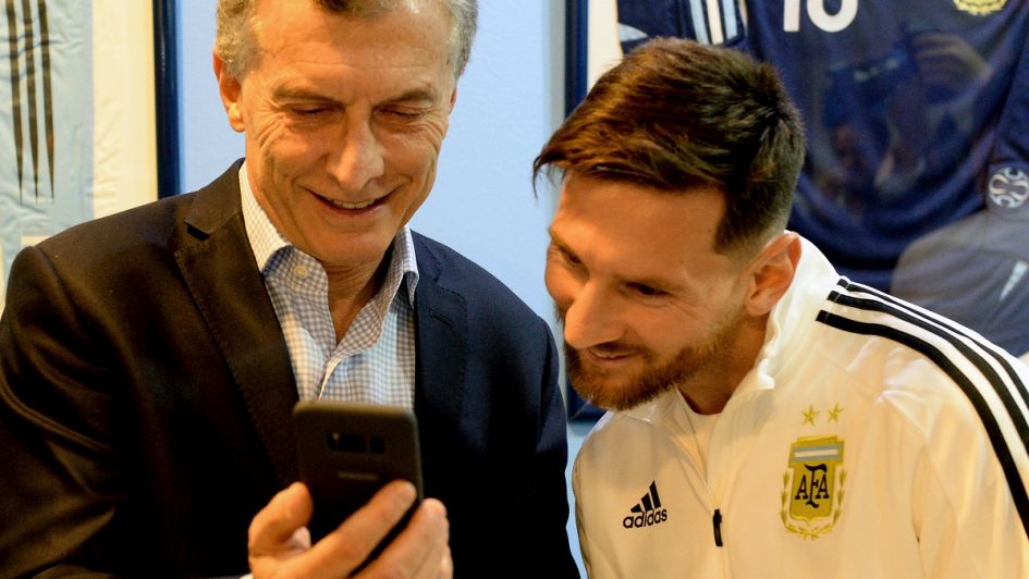 Macri selección argentina