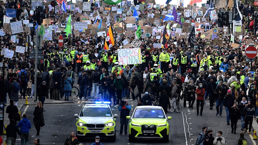 Día de las acciones de protesta de los jóvenes. (Foto AFP)