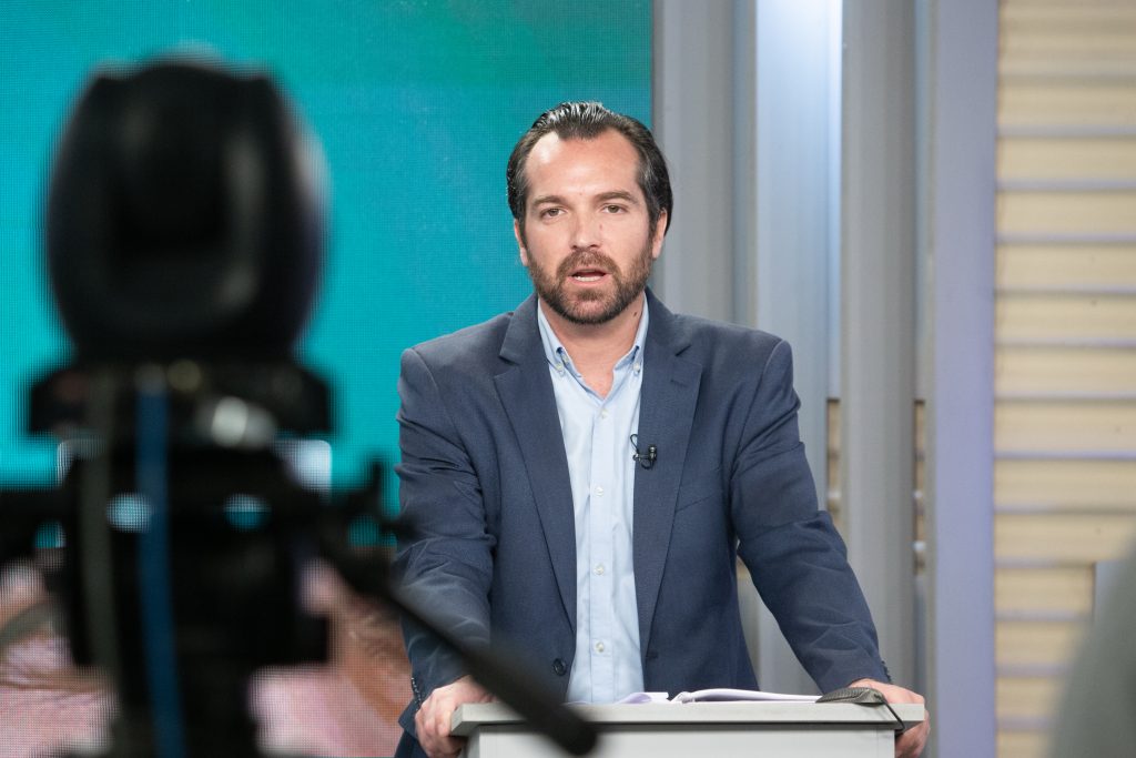 Miguel Weiss Ackerley, candidato a intendente por el frente Unidos para Cambiar Santa Fe.