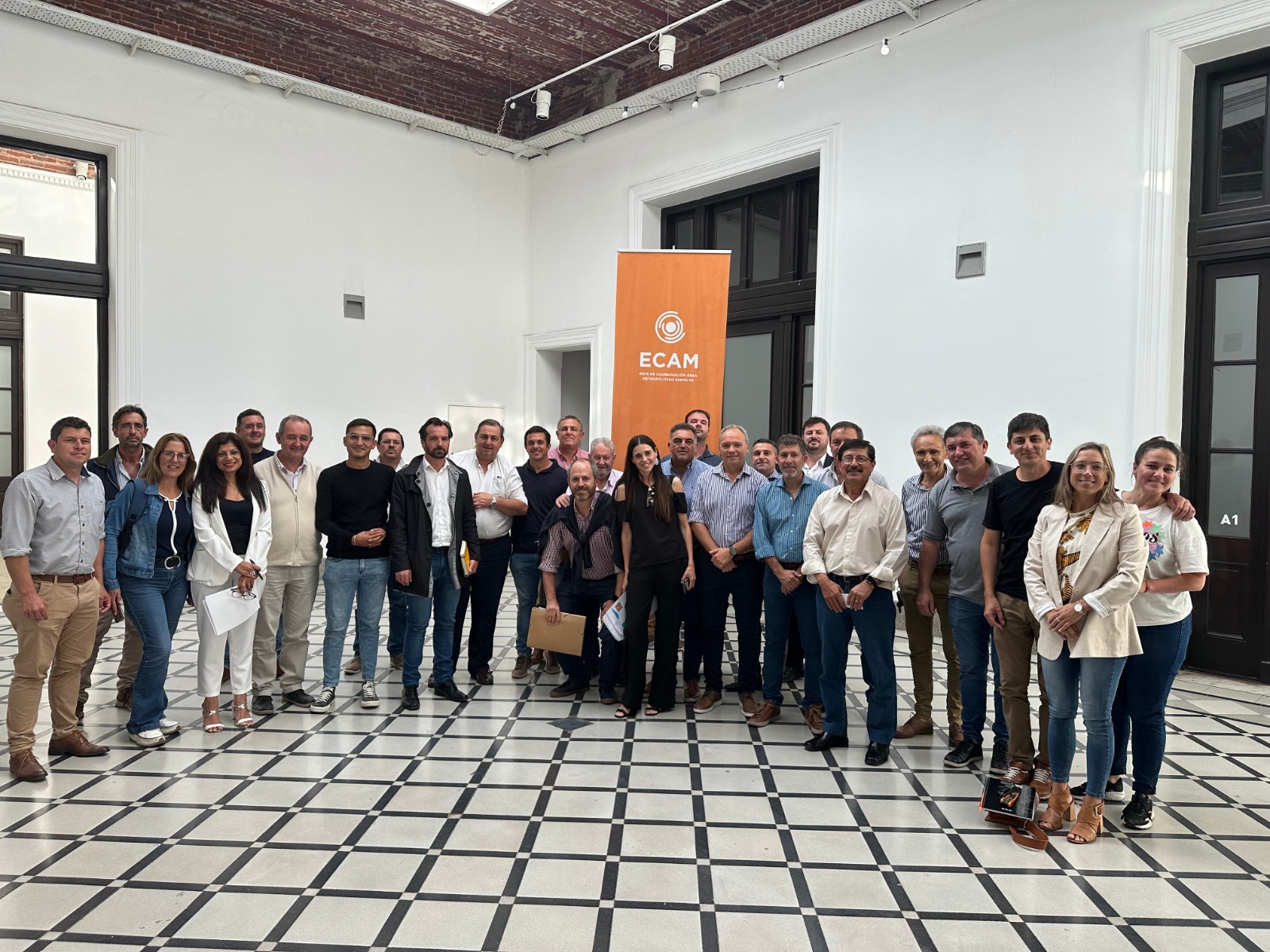 La primera reunión del ECAM se realizó en la Estación Belgrano.