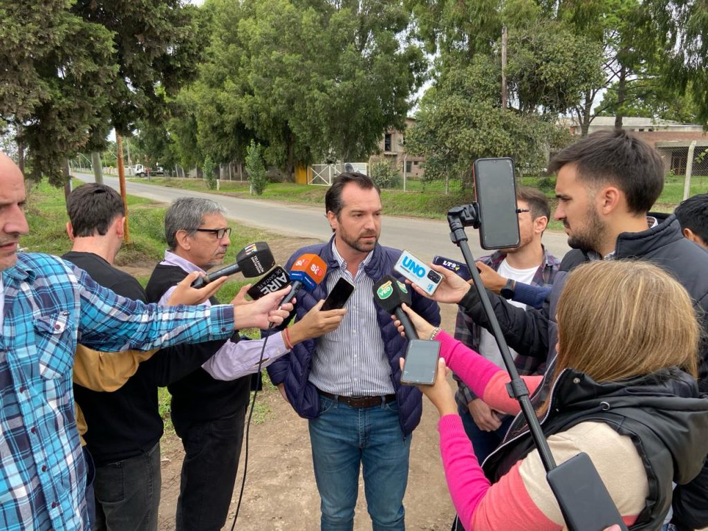 El intendente de Santo Tomé contó que la obra será financiada en forma conjunta por el Municipio y el gobierno provincial.